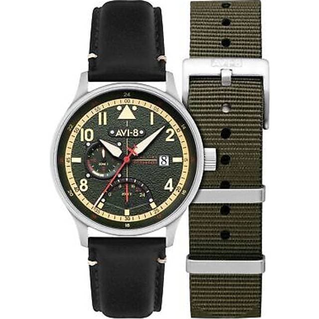 AVI-8 Hawker Hurricane Mckellar AV-4101-0A 44 mm Analog Quartz Safirbelagt Mineralglas