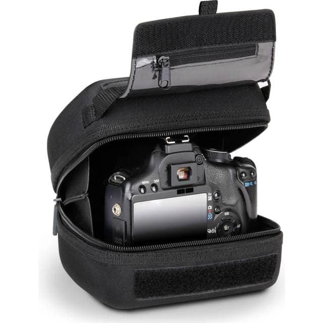 USA Gear Hard Shell DSLR Camera Case Black