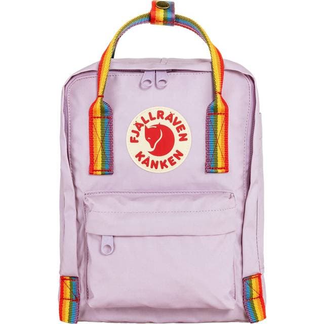 Fjällräven Kånken Rainbow Mini - Pastel Lavender/Rainbow Pattern