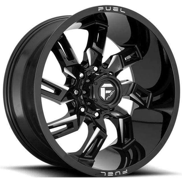 Fuel D747 Lockdown Gloss Black Milled 20x10 6x139.7