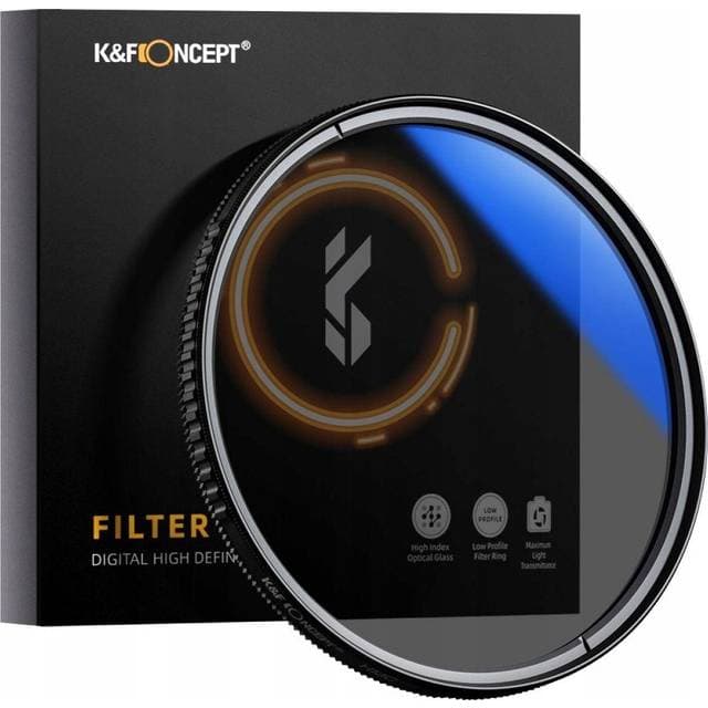 K&F Concept CPL Polariserende Filter HD MC Slim C 62mm
