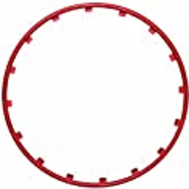 Pilot Fælgbeskytter 15'' Sort Rød Sølv 4 stk