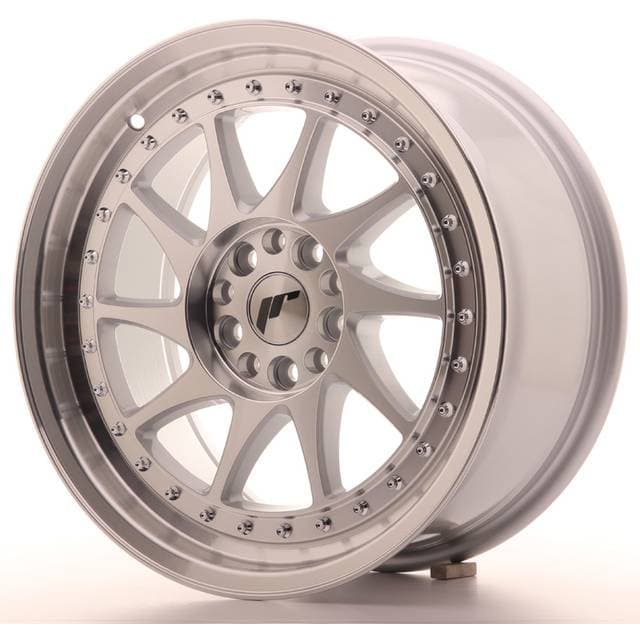 Japan Racing JR26 17x8 ET35 Machined Silver