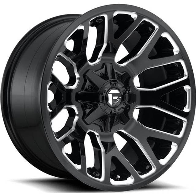 Fuel Milled Gloss Black Warrior Wheel D62320909857