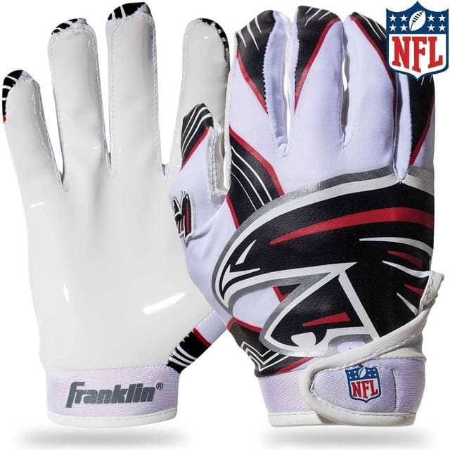 Franklin Sports Atlanta Falcons Youth NFL Football Receiver Gloves