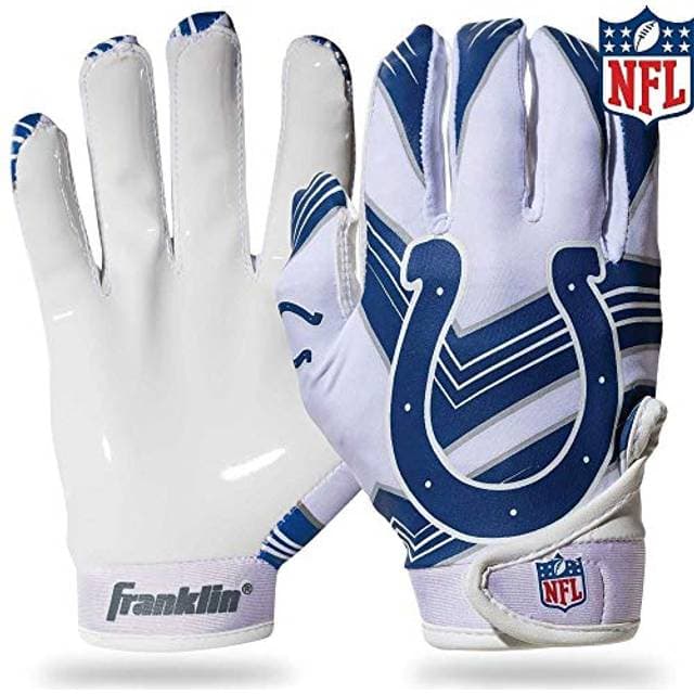 Franklin Sports Indianapolis Colts Youth NFL Football Receiver Gloves