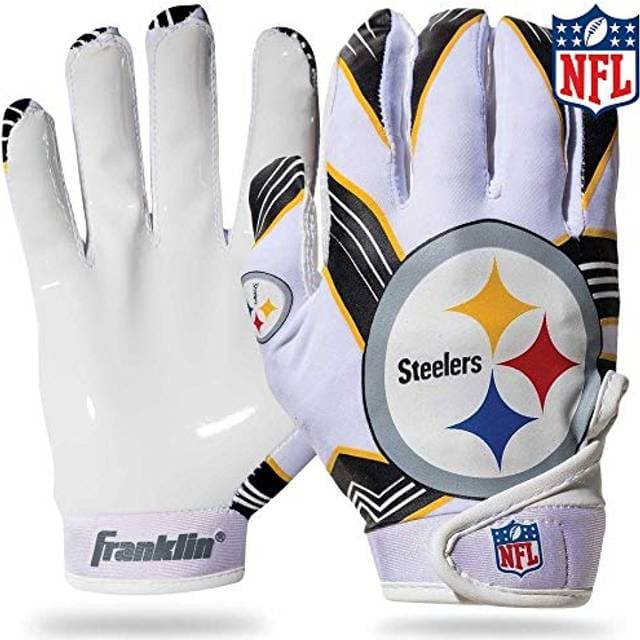 Franklin Sports Youth Football Receiver Gloves For Kids NFL Team Logo