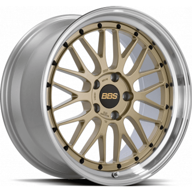 BBS LM 7.5x17 4x100 ET40 Nav70 PFS Gold
