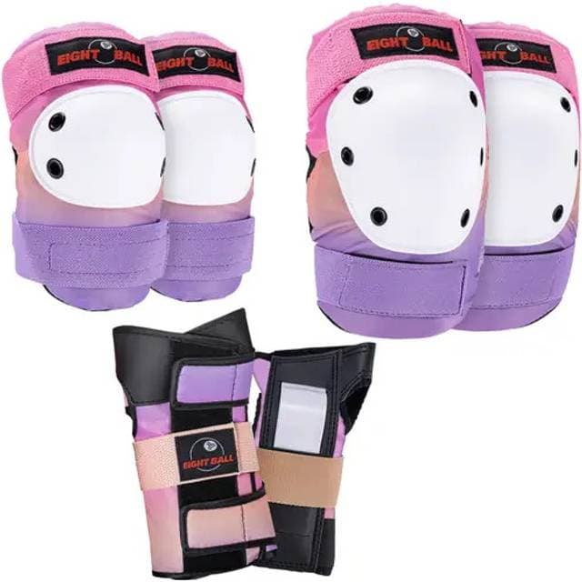 Eight Ball Skate Beskyttelsessæt Børn 3-pak Cloudbreak Pink/Lilla/Sort