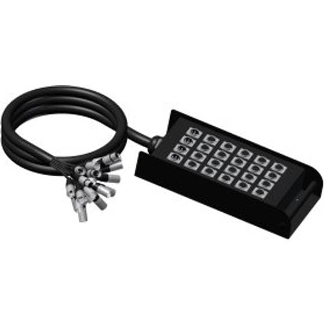 Procab stageboks 20 inputs 4 outputs, Pisk 30 meter