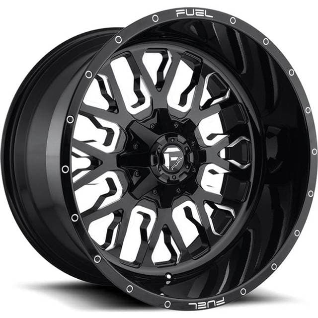 Fuel D611 Stroke Gloss Black Milled 20X9 6X135