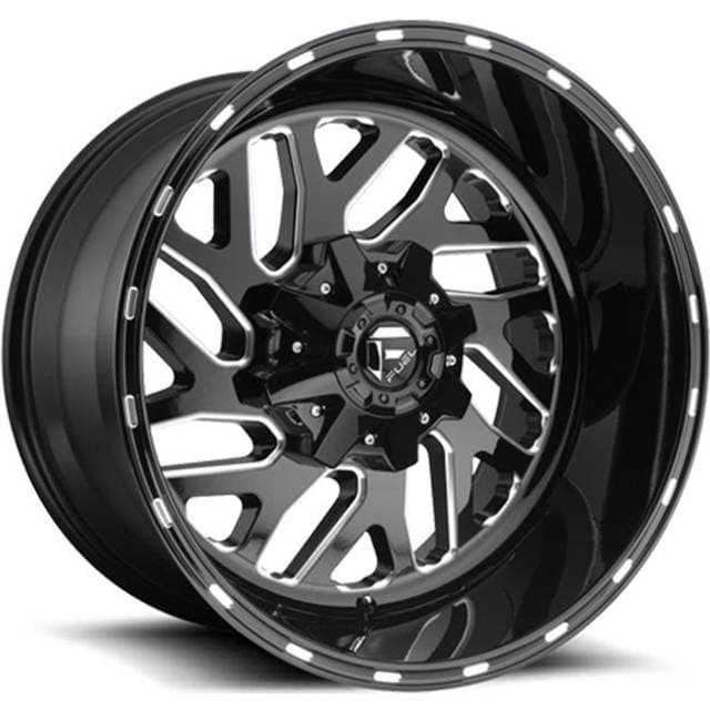 Fuel D581 Triton Gloss Black Milled 20X9 6X139.7 CB 106.10