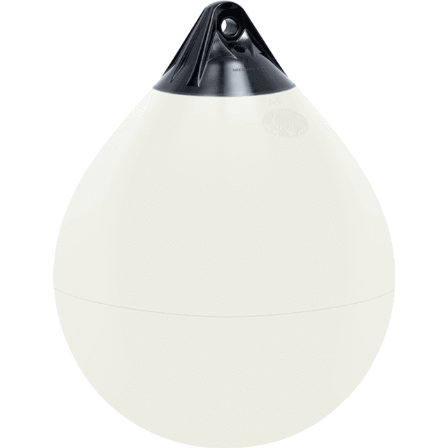 Polyform Polyform jordbærfender hvid/sort top Polyform A5 jordbær fender 710x940mm hvid med sort top