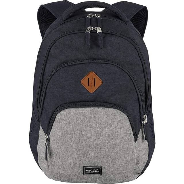 Travelite Basics Melange Backpack 15.6" - Navy/Grey