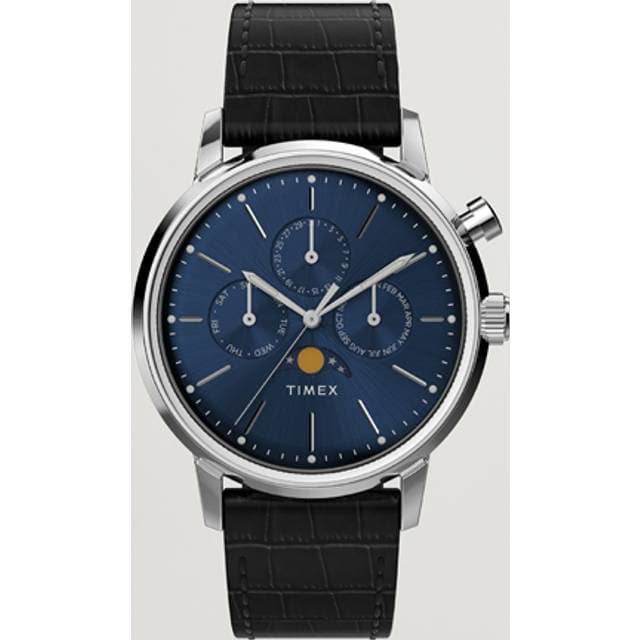 Timex Marlin Moon Phase 40mm Blue