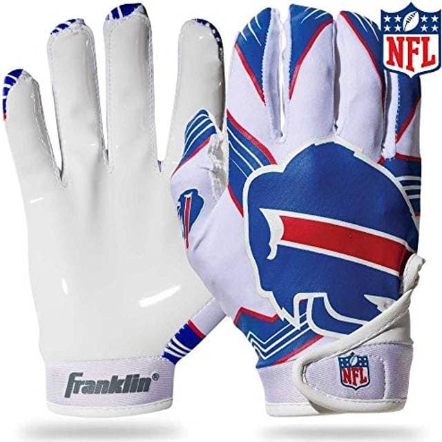 Franklin Sports Buffalo Bills Youth NFL Football Receiver Gloves