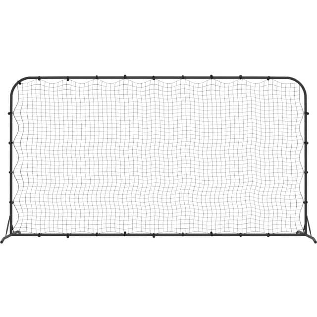 vidaXL Football Rebounder Net HDPE 366x183x90cm