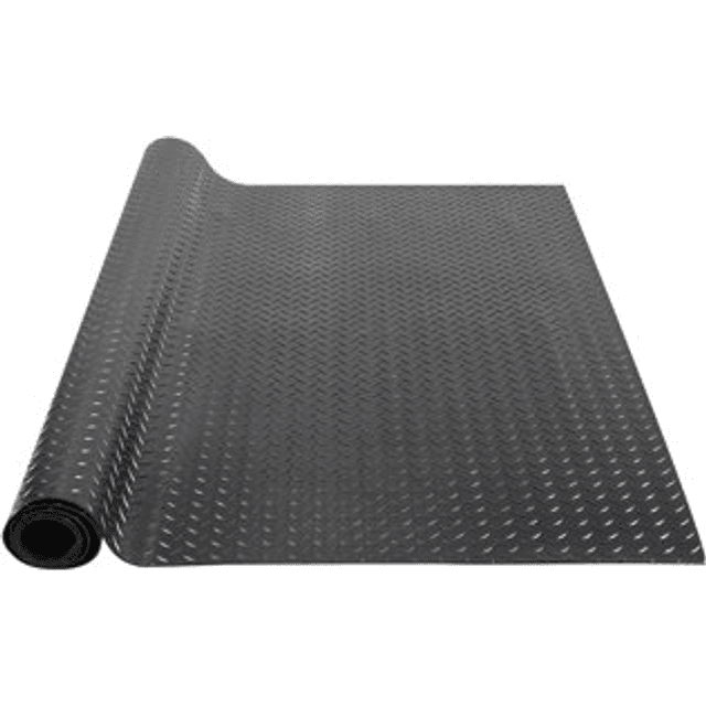 VEVOR Diamond Plate Gummi Gulvrulle 3 mm x 4 ft x 10 ft