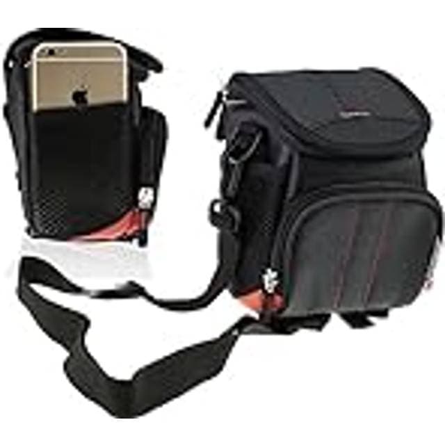 Navitech Black Camera Shoulder Bag Compatible with Kodak PIXPRO AZ405