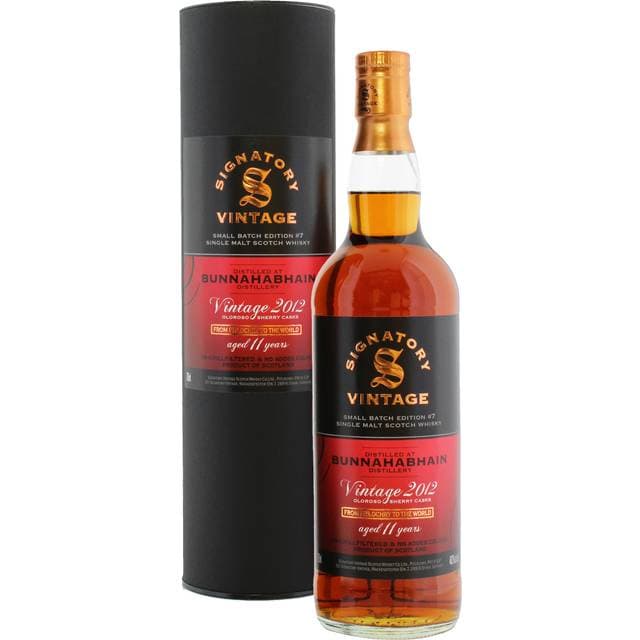 Bunnahabhain Signatory 11 Års Single Malt Whisky 43% 70 cl