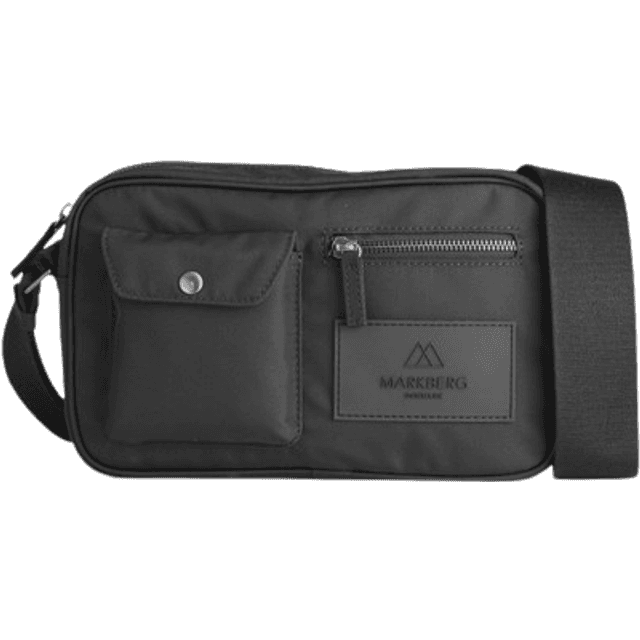 Markberg Monochrome Crossbody Bag - Black