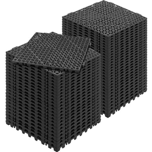VEVOR Modular Interlocking Pude 55 Pack 30 x 30 cm