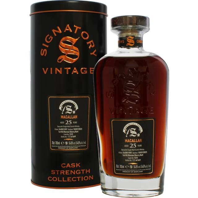 The Macallan Signatory Vintage 25 Y.O. 70 cl 70 cl