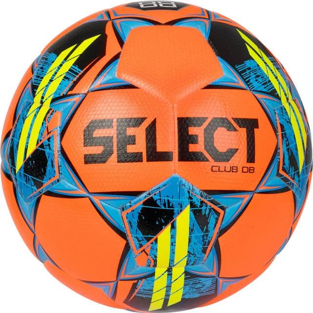 Select Club DB Soccer Ball 22 Orange Yellow 4 Pack