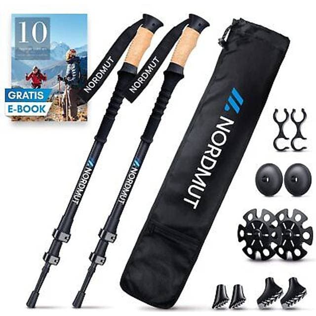 wanderstöcke teleskop alu nordic walking stöcke
