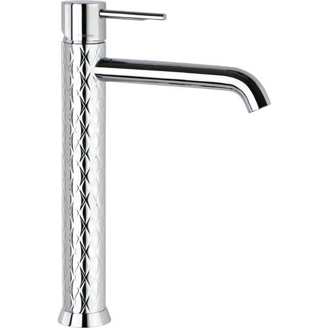 Hill Ceramic Tvättställsblandare Radiant Krom Blank Hög