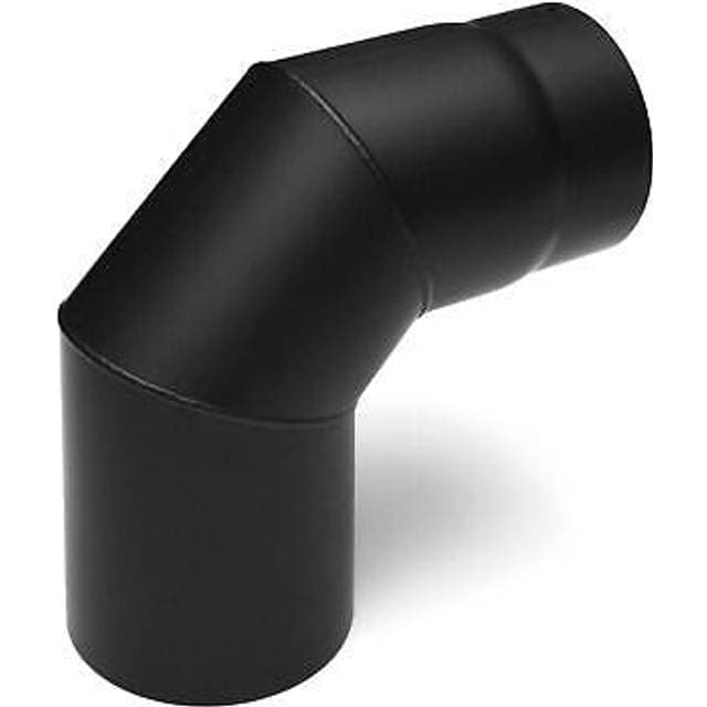 Raik Rauchrohrbogen ofenrohr 150mm 90° schwarz dn150 kaminrohr ofen rohr senotherm-schwarz 2mm