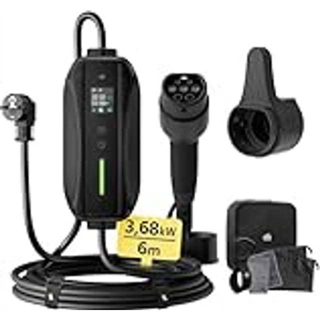 dé Typ 2 Ladekabel Schuko 3 68kW 6m