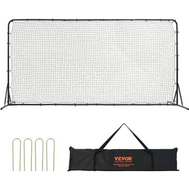 VEVOR Soccer Rebounder Net 12x6FT Jernfodboldtræningsudstyr