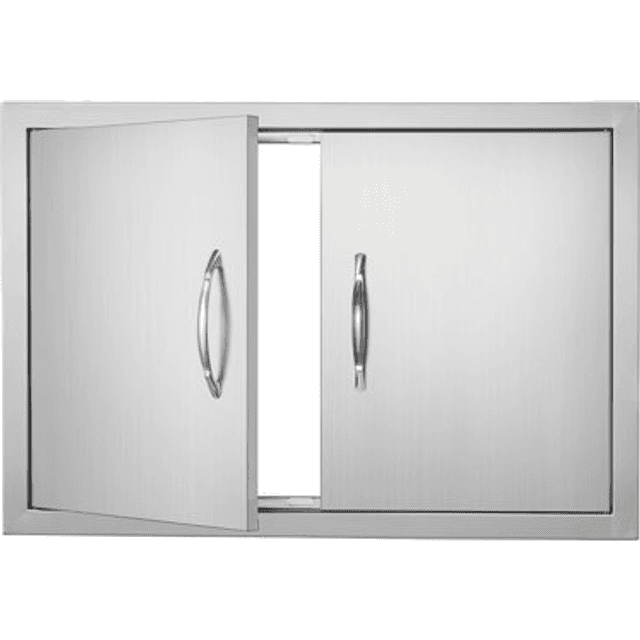 VEVOR BBQ Adgangsdør 711x482 mm Dobbelt Udendørs