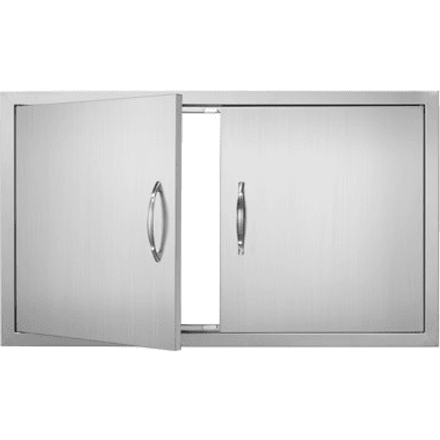 VEVOR BBQ Adgangsdør 915x533 mm Dobbelt Udendørs