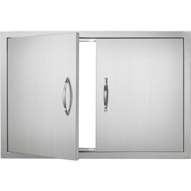 VEVOR BBQ Adgangsdør Dobbelt Udendørs Køkkendør