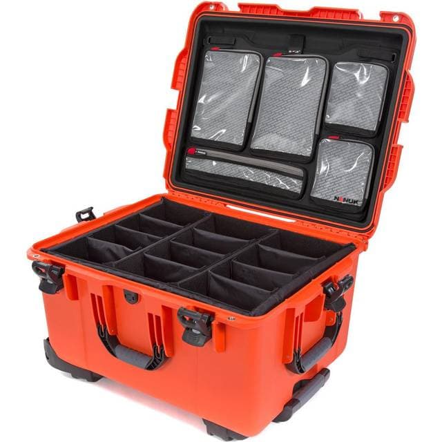 Nanuk 960 Waterproof Hard Case with Padded Dividers and Organizer, Orange
