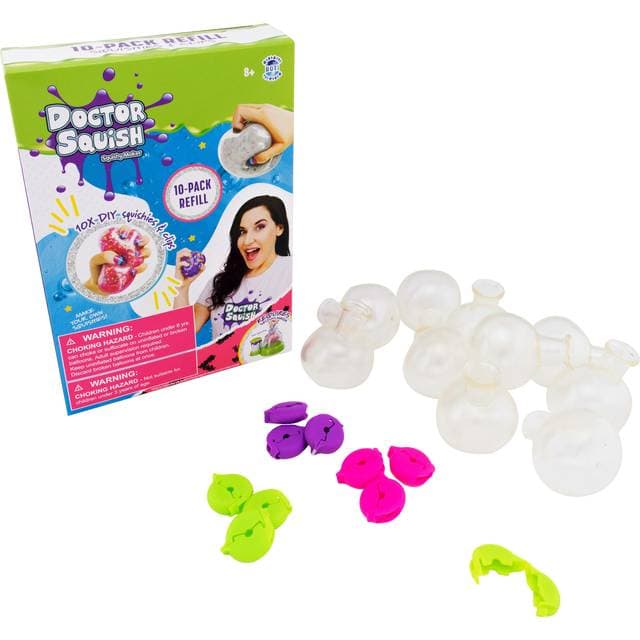 Doctor Squish y Pack Refill V2 10 Balloons Clips