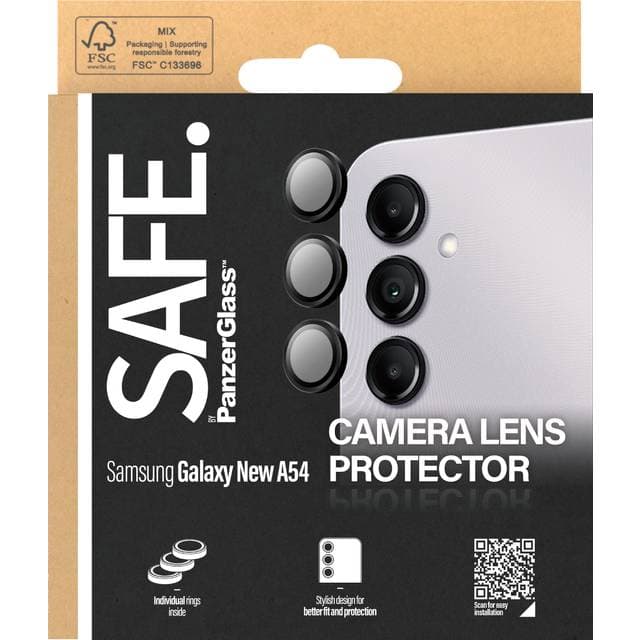 SAFE. by PanzerGlass Kameralinsebeskytter Samsung Galaxy A55 5G Sort