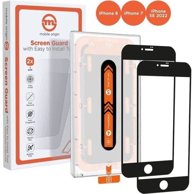 Mobile Origin Mobile Origin Screen Guard Easy iPhone SE3 /SE2/8/7 2-pak