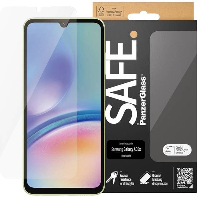 SAFE. by PanzerGlass Samsung Galaxy A05s Skærmbeskytter Ultra-Wide Fit