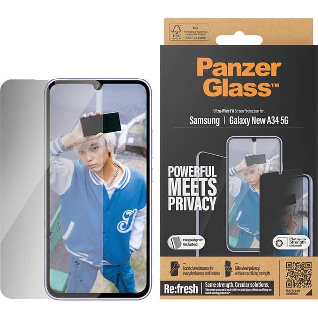 PanzerGlass Ultra-wide Fit Privacy Samsung Galaxy A35