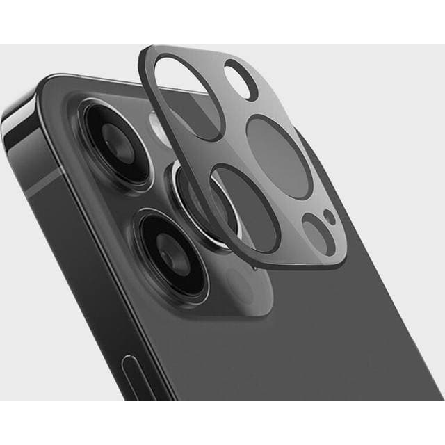Holdit iPhone 15 Pro 15 Pro Max Kameralinse Beskyttelsesglas Case-Friendly Sort