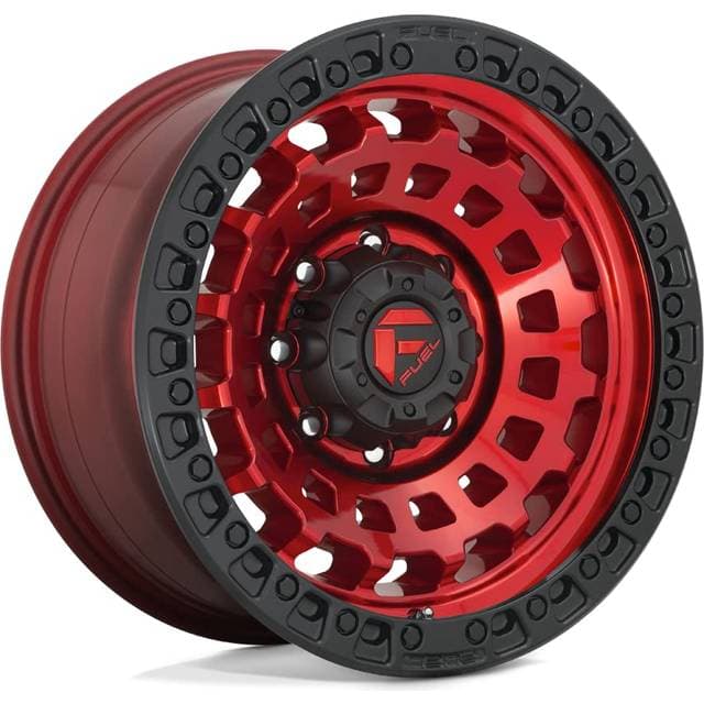 Fuel D632 ZEPHYR 17x9, Bolt Pattern: 5x5/, Offset: 1, CANDY RED BLACK of 1