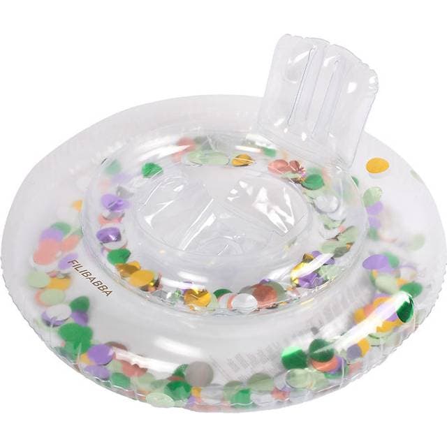 Filibabba Alfie Baby Badering Regnbuefarvet Konfetti