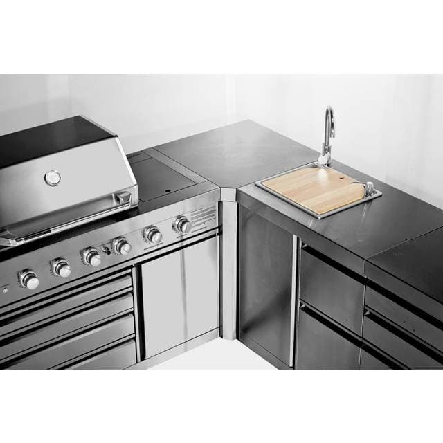MyOutdoorKitchen Black Collection Corner Module