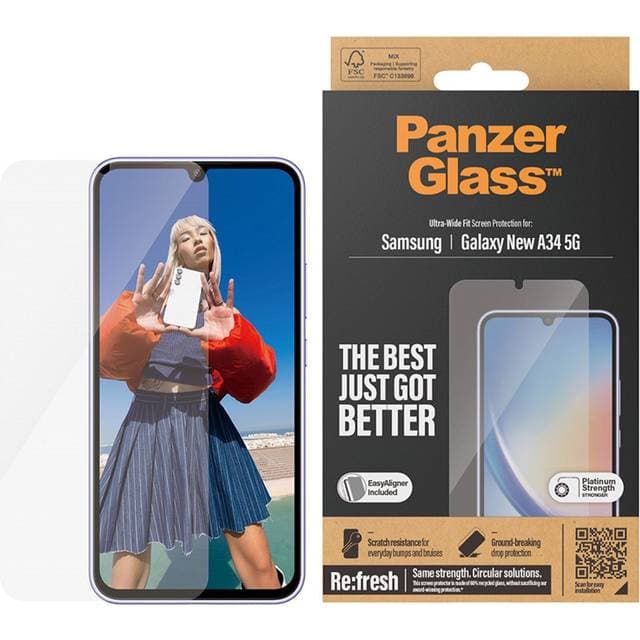 PanzerGlass skærmbeskyttelse Samsung Galaxy A35 5G