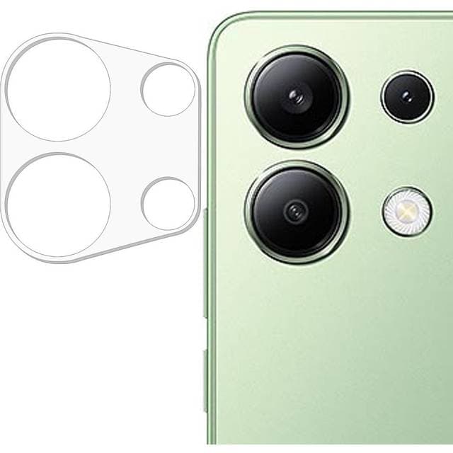 MAULUND Xiaomi Redmi Note 13 4G Kameralinse Beskyttelsesglas 2-Pak Gennemsigtig