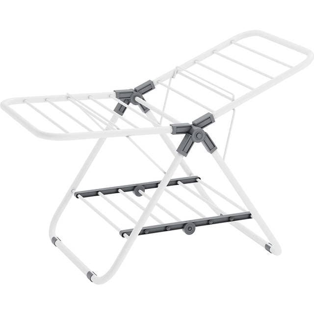 Songmics Small Foldable 2-Level Laundry Airer - Cloud White