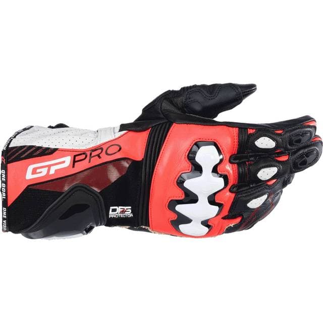 Alpinestars GP Pro R4 Handsker - Sort/Neonrød/Hvid